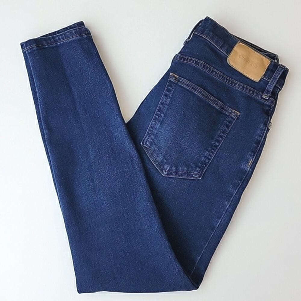 Everlane Ankle Cropped Mid-Rise Blue Denim‎ Jeans 27